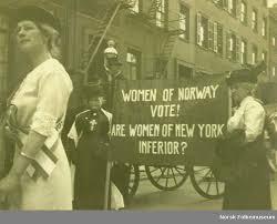 Kvinner fikk stemmerett