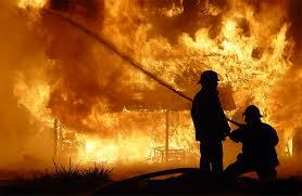 Brann i ministerbygget i Stockholm