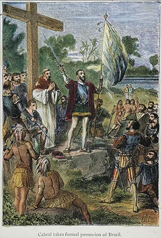 Cabral le portugais et le Brésil