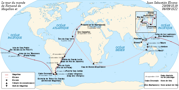 Magellan premier tour du Monde