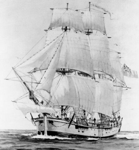 Captain James Cook sails around Australia