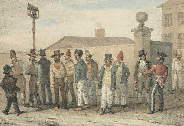 British prisoners settled in Australia