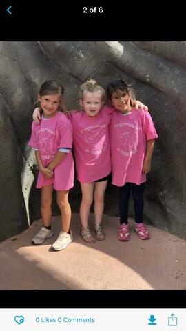 At the Jacksonville Zoo with my Kindergartner friends