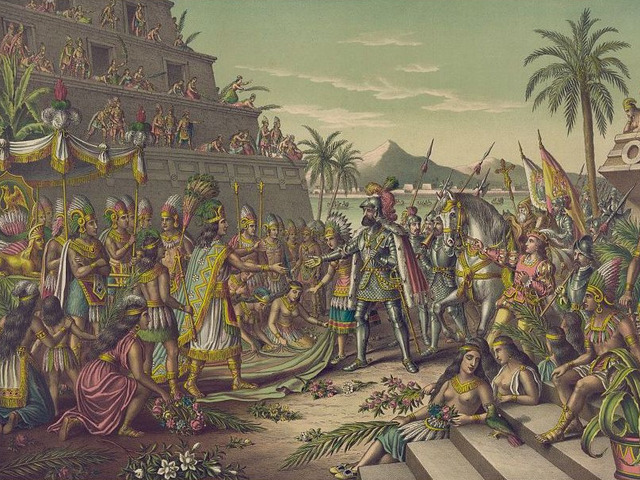 Prise du Mexique contre les aztèques