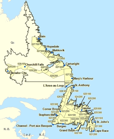 Exploration des côtes de Terre-Neuve et Labrador