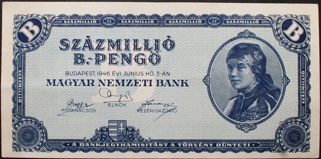 A hiperinfláció csúcsa