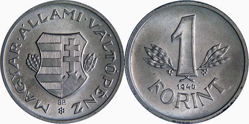 Forint bevezetése