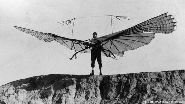 Lilienthal and his glider flights