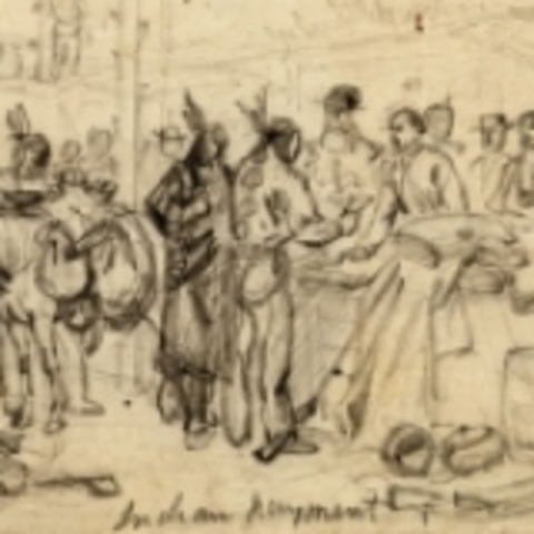 First exchange of Indians for Negros