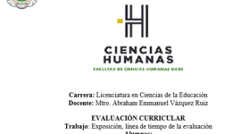 Timeline: Esbozo histórico de la evaluación