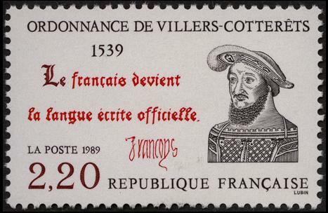 Le français comme seule langue du royaume.