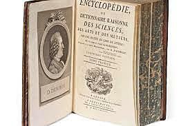Publicación de la Enciclopedia (Diderot y D'Alambert).