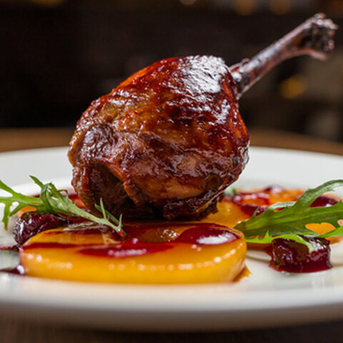 Canard à l'orange in-vitro