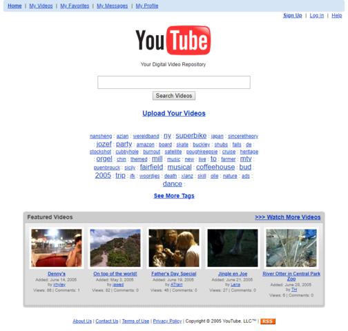 Youtube Layout
