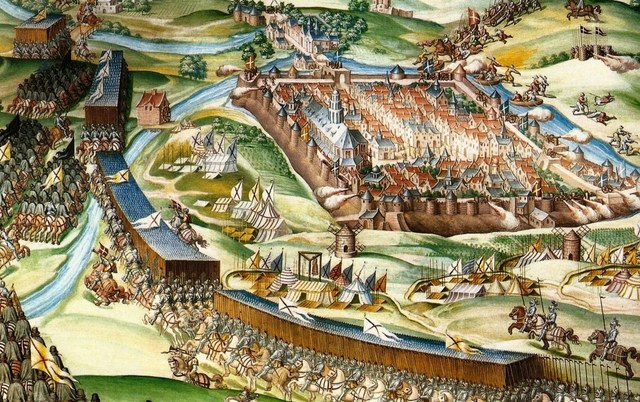 Batalla de San Quintín contra los franceses