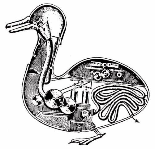 Pato mecánico de Jacques Vaucanson