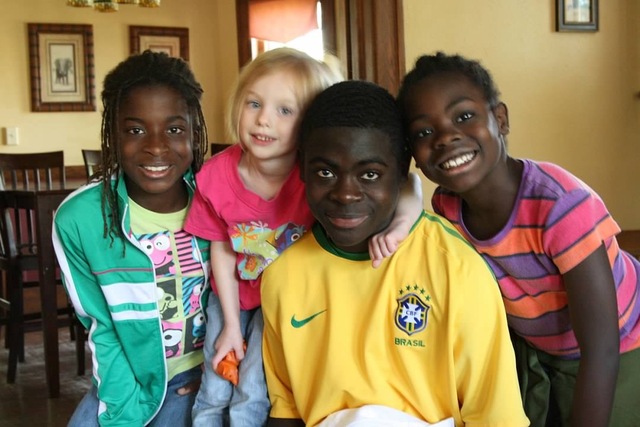 My cousins adopted from Liberia