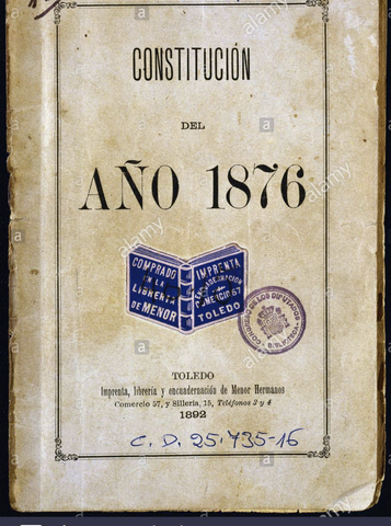 Constitución de 1876.