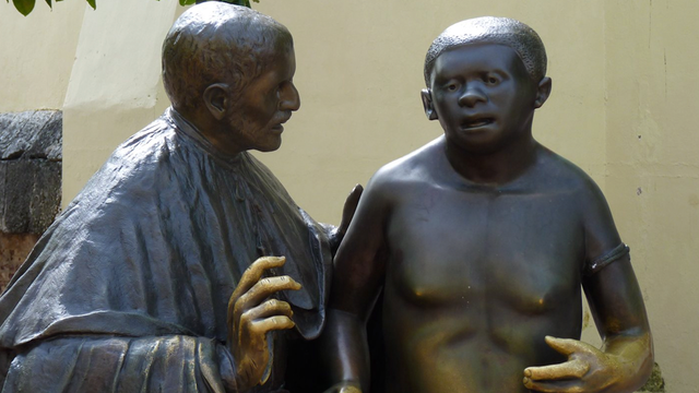 Escultura de San Pedro Claver