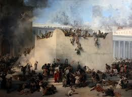 Fall of the temple in Jerusalem