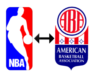 se fusionan la ABA y la NBA