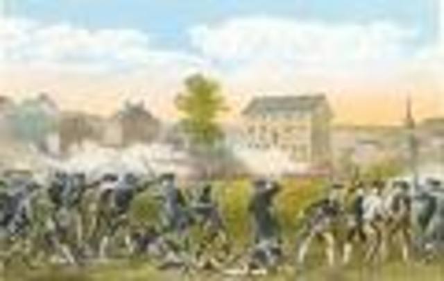 First Shots Fired at Lexington