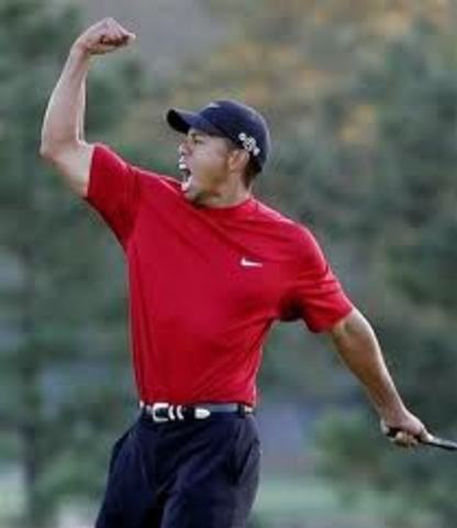 Tiger Woods on Top