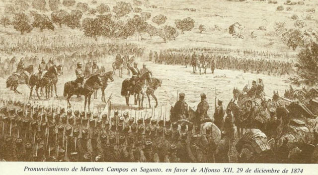 Pronunciament del general Martínez de Campos