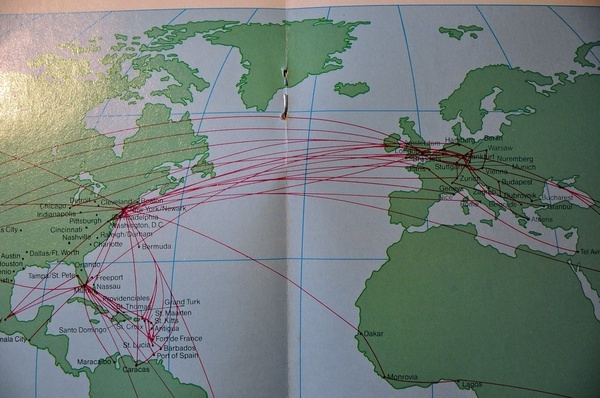 1st trans-Atlantic connection