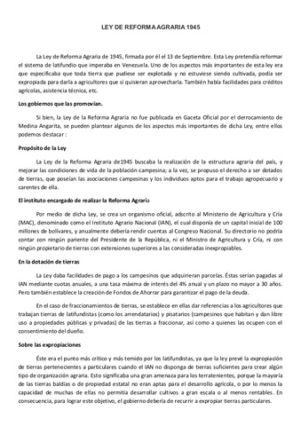 El proceso anterior de 1945 desemboca un proceso político, económico y social