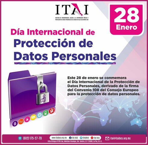 Conmemoración del Día Internacional para la Protección de Datos Personales.