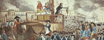 King Lois XVI executed by guillotine
