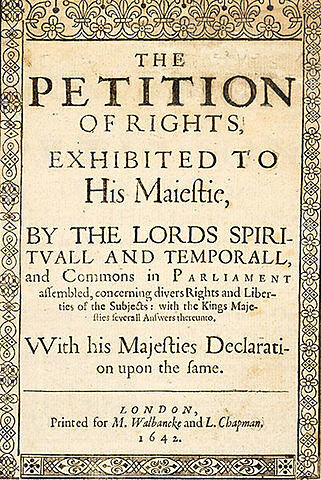 Petición de derechos (Inglaterra)