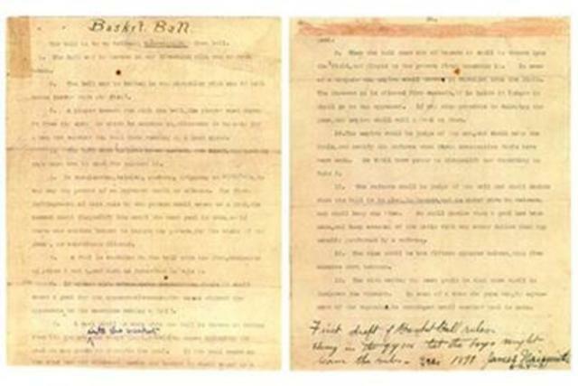 Primer reglamento de Basquetbol