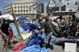 Los campamentos de indignados