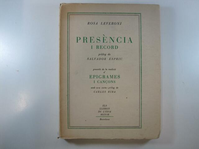 "Presència i record"