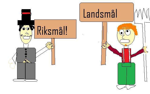 Landsmål og riksmål