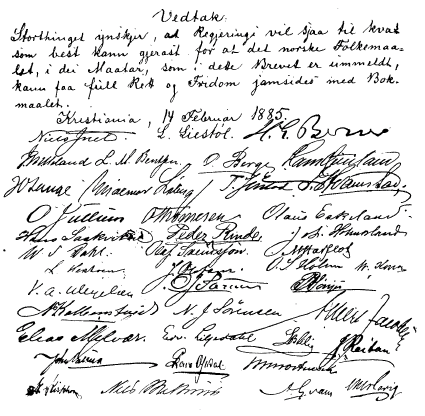 Moderne norsk/Nynorsk