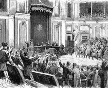 Proclamación de la I República.