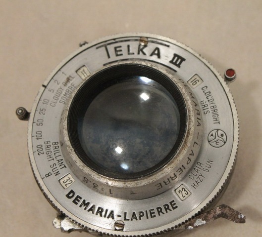 lente en la apertura