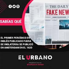 Primer periódico en inglés fuera de inglaterra