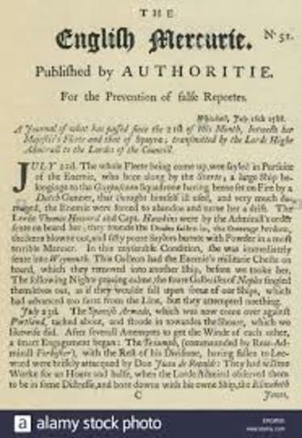 El primer periódico inglés