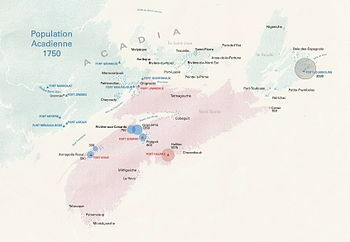 Acadie (Acadia) is no longer on the verge of being British.