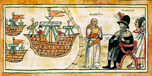 Écrasion des Aztèque à Mexico