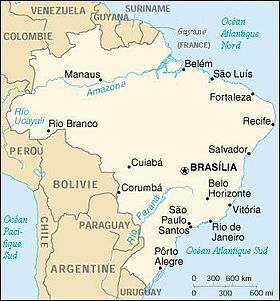 La revendication du Brésil par le royaume du Portugal