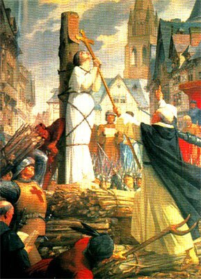 Jeanne d´Arc põletati tuleriidal
