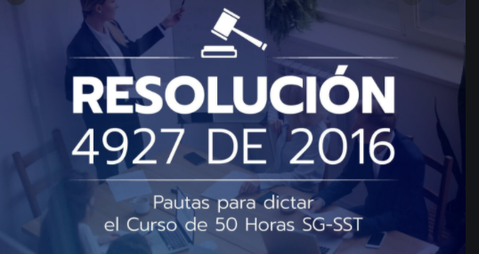 resolución número 4927