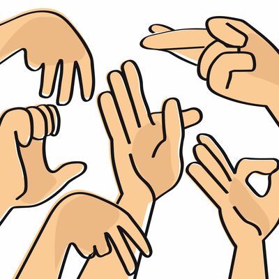 Timeline:  Historia de la lengua de señas Colombia.