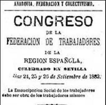 Creación de la Federación de Trabajadores de Región Española
