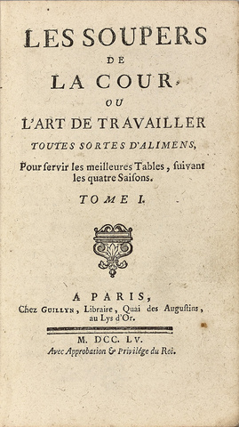 Les Soupers de la Cour, ou